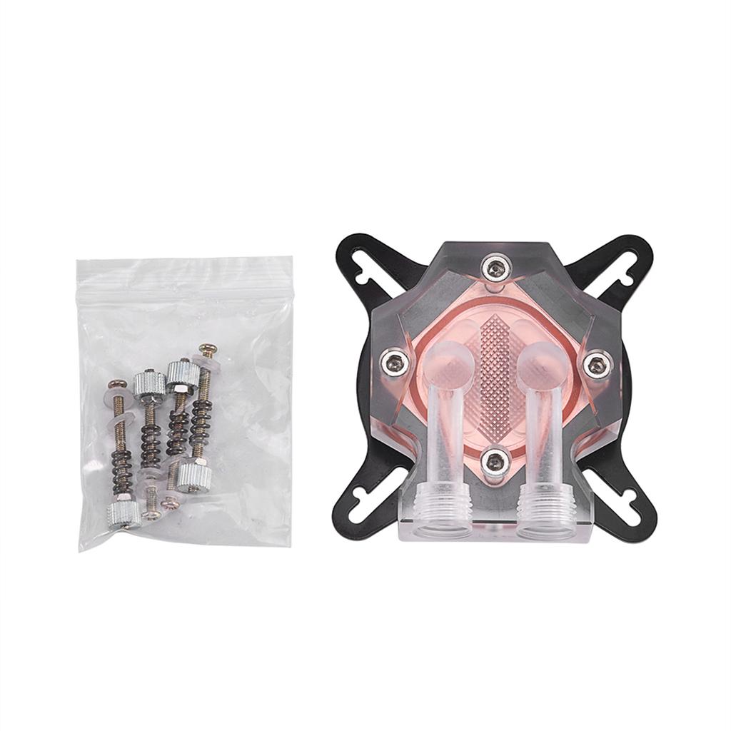 Computer PC GPU Universal Water Cooling Block Waterblock Liquid Cooler 40MM Copper Base