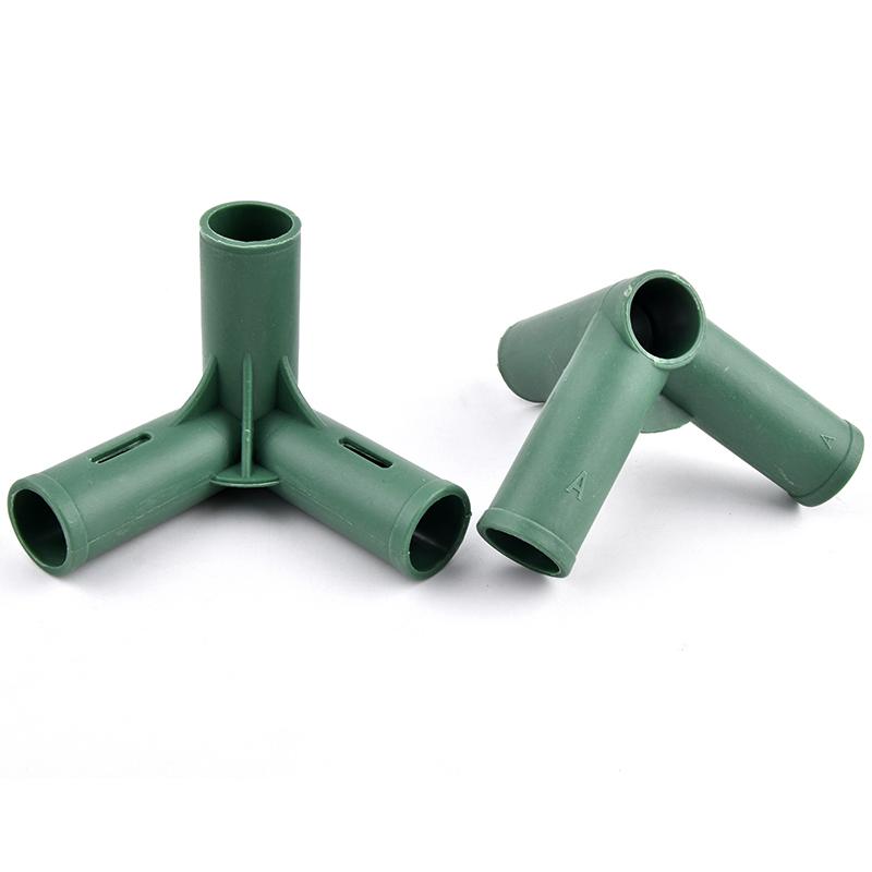 19mm plastový zahradní rám, rohový konektor, stojan na květiny, kloub, DIY zahradní skleníkový rám, adaptér pro podpůrnou tyč