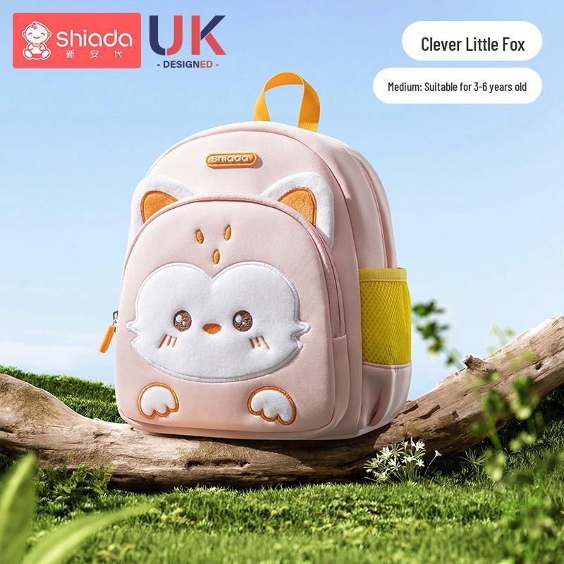 Lightweight Cartoon Kindergarten Backpack: Cute Large-Capacity, Anti-Lost Design for Boys and Girls