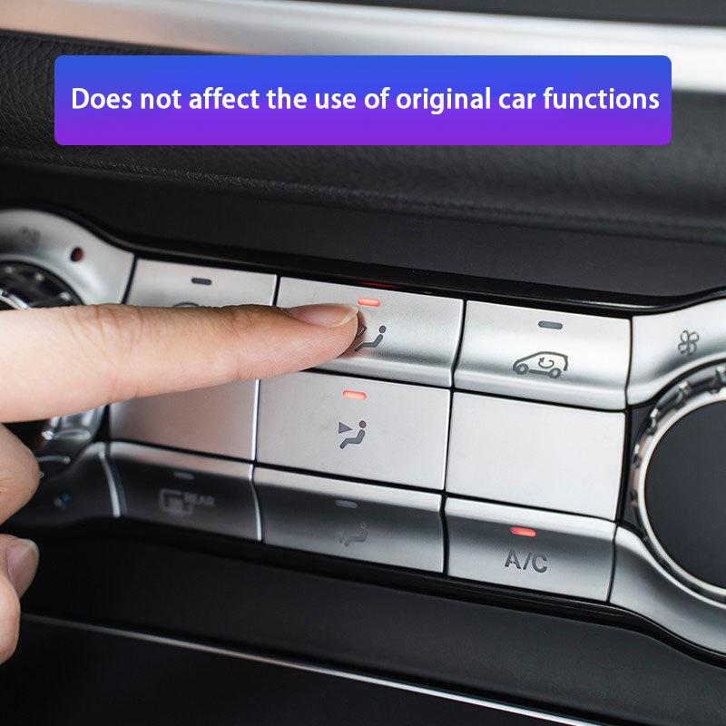 For Mercedes Benz GLA X156 CLA X117 A W176 B Class W246 W242 2013-2017 2018  Car Air Conditioner Button Cover Trim Sticker