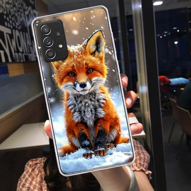 

Чехол для телефона Красная Лиса Vulpes для Samsung A54 A57 A37 A17 A14 A15 A12 A24 A34 A55 A35 A25 A52S A07 A05S A04S A22 A32 A72 Galaxy Note Samsung A14