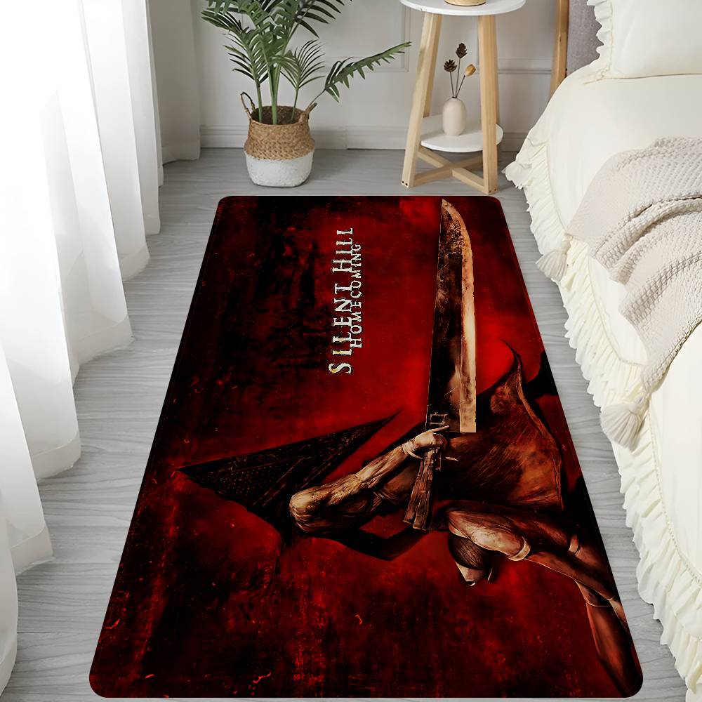 Horror Game S-Silent H-Hill Entrance Door Mat Nordic Style Bedroom Living Room Doormat Home Balcony Anti-Slip Modern Home Decor