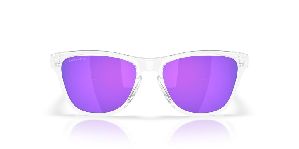 Oakley Sunglasses Frame Color Polished Lens Prizm 53mm Men's 0OO9508, (Front) Clear, Color Violet,