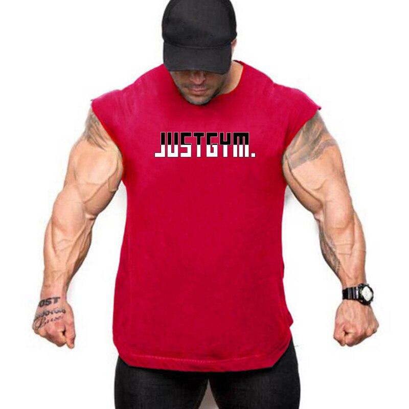 Do The Work  Men's Summer Fashion Casual Breathable Slim Fit Gym Sports Printed O-ncek Bodybuilding Workout Vest 6 Colors