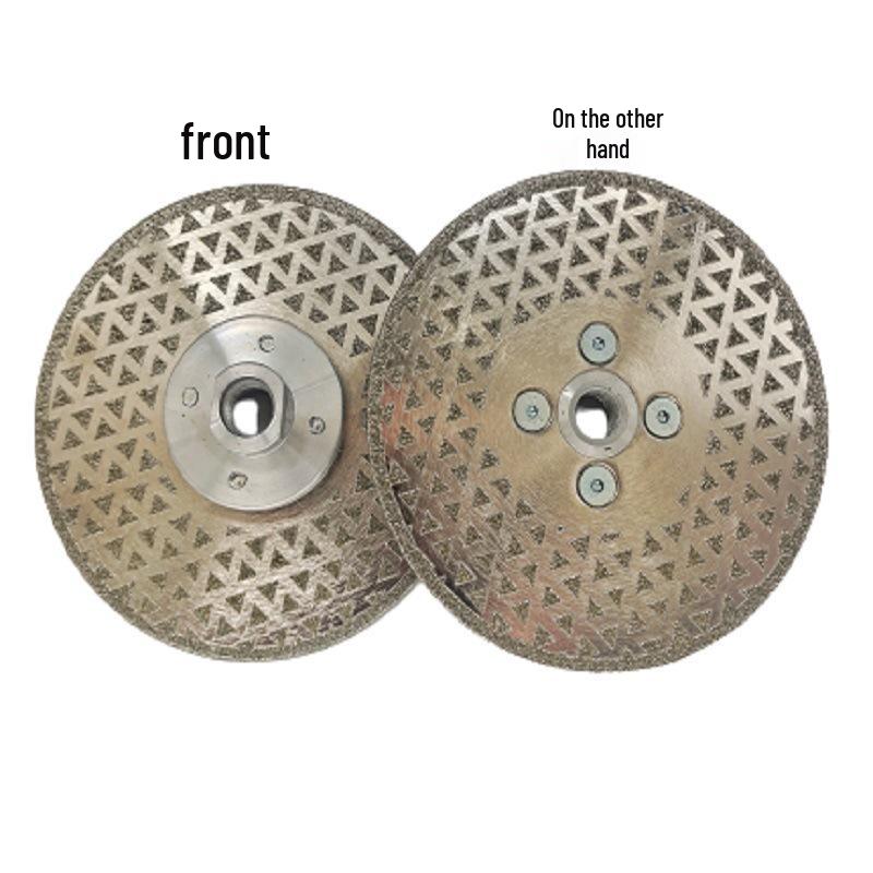 Double-Sided Electroplated Diamond Saw Blade for Marble & Granite with M14 Flange