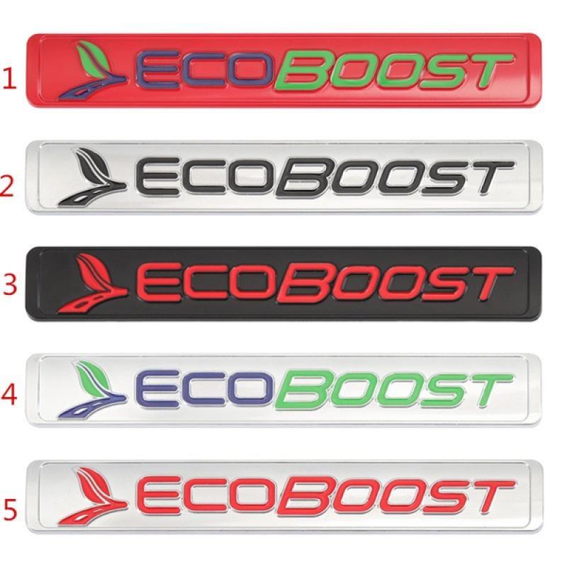 

Ecoboost logo Car Sticker Emblem Badge Decal for Ford Focus 2 3 4 Fiesta Kuga Escape Mondeo Edge Ecosport 5