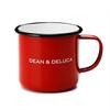 DEAN DELUCA Enamel 8cm & Mug, Red,