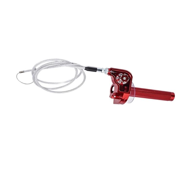 Universal Aluminum Motorcycle Throttle Grips With M10x1.5 Thread Suitable For Dirt Bikes Scooters 22mm Handlebar Control