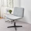Wasserdichter Stretch-Jacquard Bürostuhl Überzug Elastischer Schminktisch Drehstuhlbezug Mittlere Rückenlehne Breiter Sitz Computerstuhl Hülle Zuhause