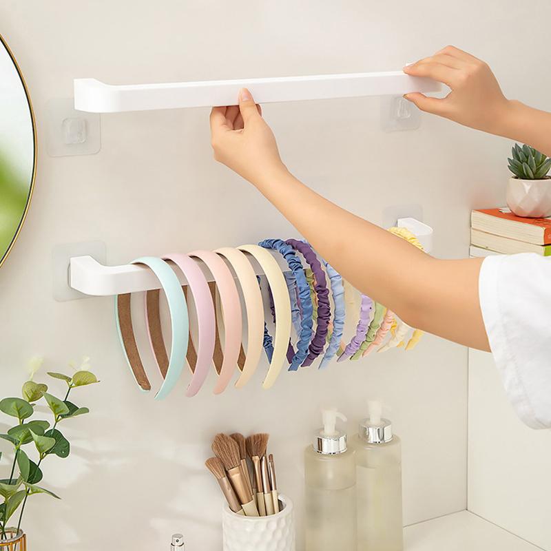 Household Hair Loop Head Rope Storage Rack, Non Punching Multifunctional Hook, Dormitory Seamless Storage Rack