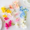 10Pcs Artificial Flowers Silk Jasmine Scrapbooking Wedding Outdoor YardGarden Home Room Decor Festival Wreath Bridal Accessories