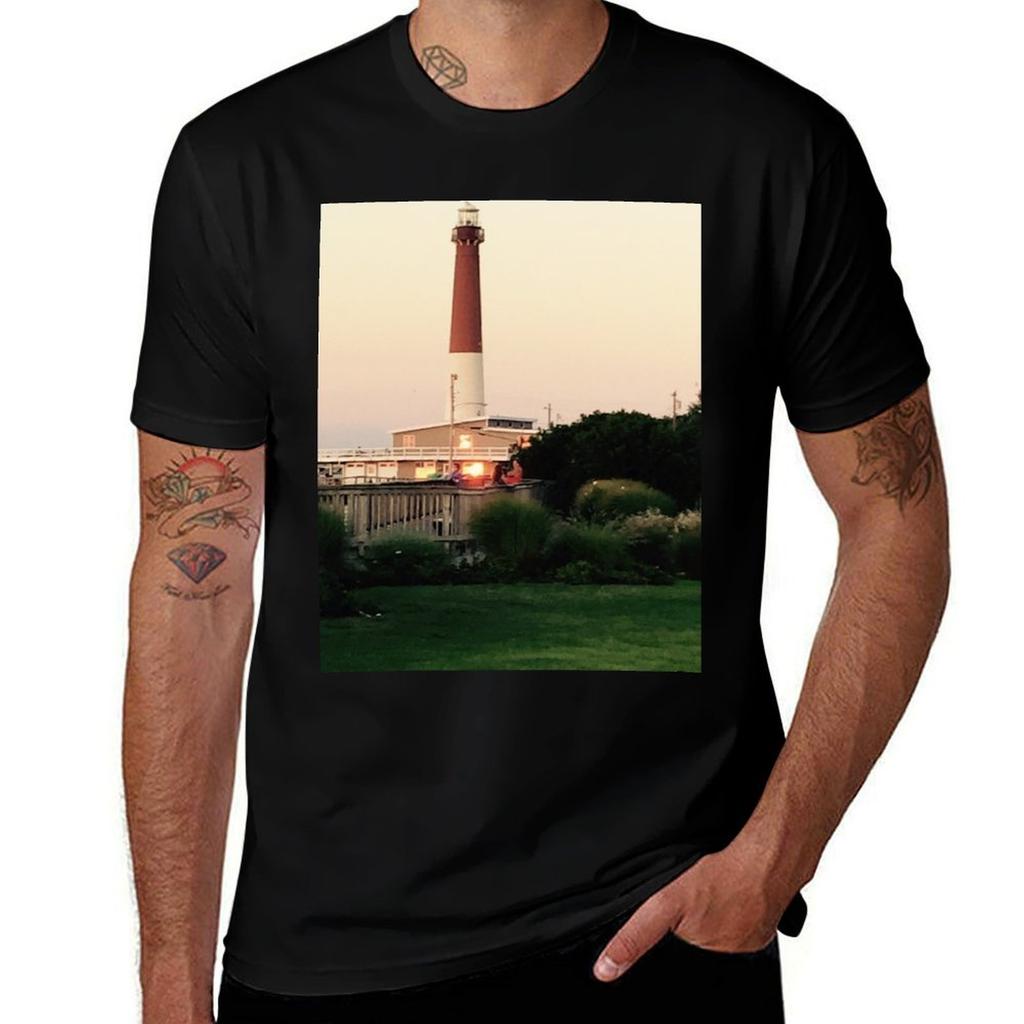 Barnegat Light House Jersey Shore Long Beach Island Nj Tshirt Christmas Theme Tee Top