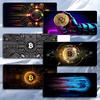 Currency Digital Bbitcoin Mouse Pad Mousepad Large Gaming Lockedge Thickened Pc Table Desk Mat
