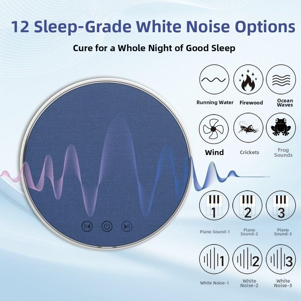 HiFi Stereo Sound White Noise Machine Sleep Aid Sound Machine Nature Sound