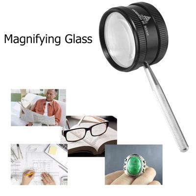 Double-Layer Magnifying Glass Detachable Handle Magnifying Loupe  Observing Fine Objects