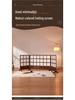Retro Solid Wood Folding Screen Divider for Living Room and Bedroom