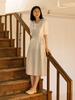 Vincent Navy Mallorca Overall Dress_Gray