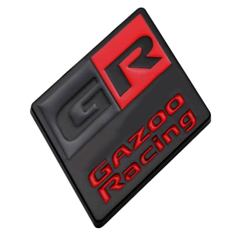 3D Metal GR Sticker Car Trunk Sports Decoration Suitable For Yaris Corolla Camry C-HR Modification Accessories