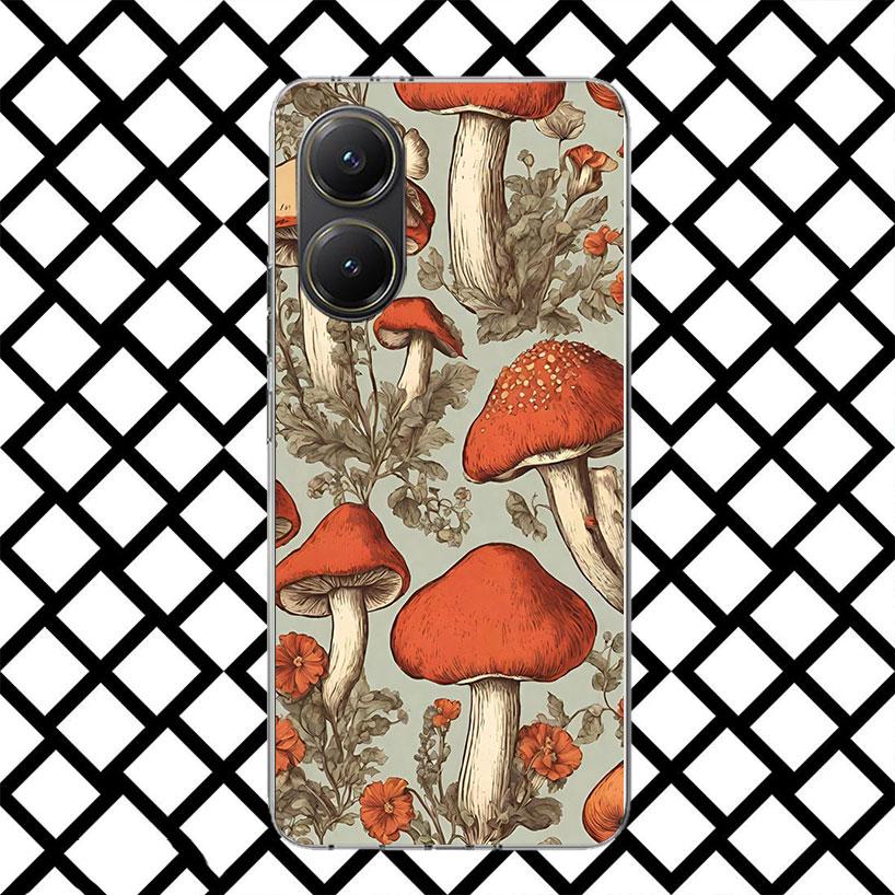 

Colorful Mushroom Phone Case for Xiaomi Poco F7 Ultra X7 X6 X5 Pro X4 Gt M8 M7 Redmi 15 15C 13 13C 12 12C Soft Cover Fundas Poco Xiaomi Poco M8 Pro