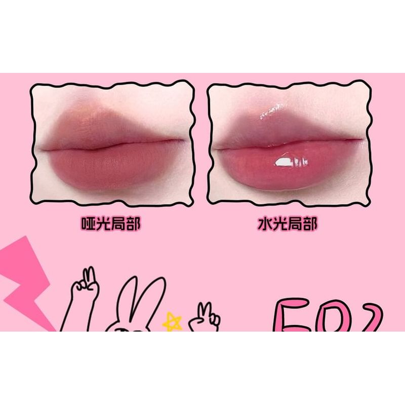 VEECCI - Good Luck Rabbit Dual-Ended Lip Glaze My Friend Rabbit Limited Edition - 6 Colors
