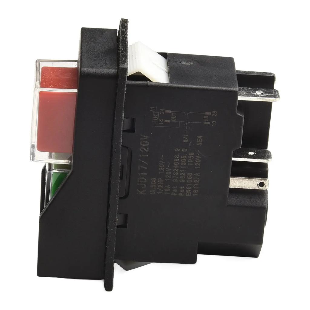 1/2HP Switch 120V Electromagnetic Switch Power-off Protection Quick Disconnection Reliable Performance For Garden Tools