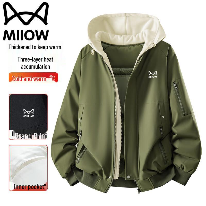 

Maoren Men s Hooded Casual Padded Jacket 3XL