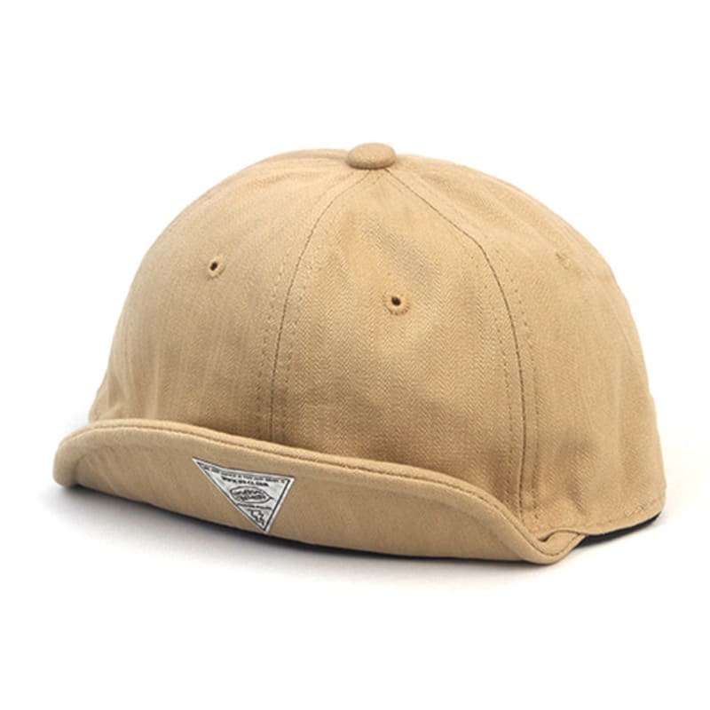 Universal chemistry Beige Wire Short Brim Bikecap Bike Cap
