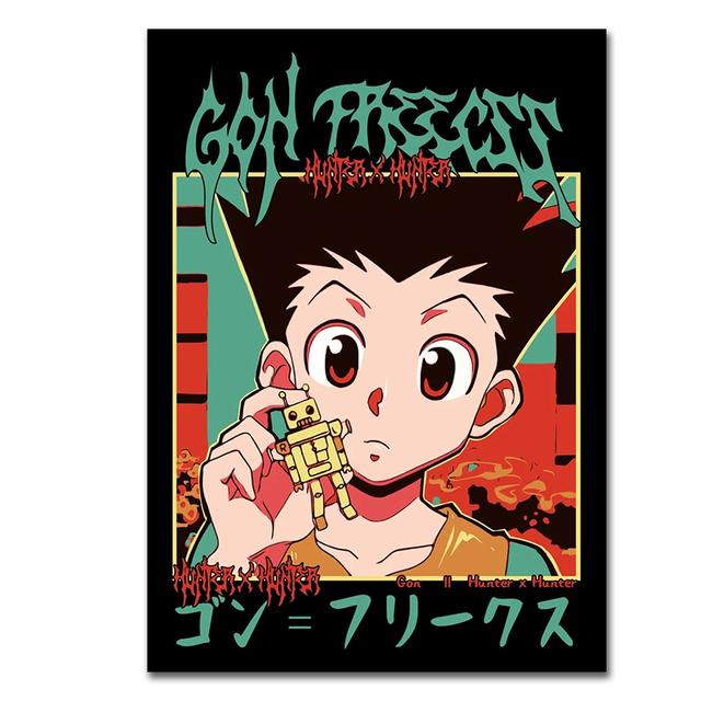 

Японское аниме Hunter×Hunter холст картина Gon Freecss Killua Zoldyck настенные художественные постеры и принты для гостиной домашний декор 21cm×30cm NoFrame