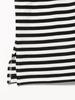 Beams Boy Tee Bias Frill Big One Size S/S [Special Order] TORI-TO T-Shirt, Women's, Black/White,
