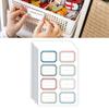 6 Sheets Name Sticker Self Adhesive Large Size Colorfast Versatile Easy Labeling Name Tag Stickers