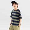 Duoduoja Boy's Lightweight Striped Short Sleeve T-Shirt