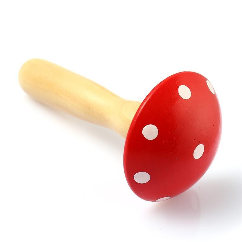 

1Pc Creative Darning Mushroom Patching Tools for Pants Clothes Socks Bags Wood Mending Device Sewing Tools Home Accessories червоний