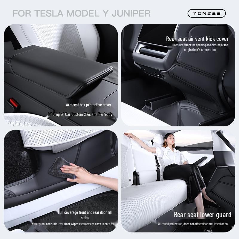 Custom Floor & Trunk Mats for Tesla Model 3/Y - Interior Protection Accessories