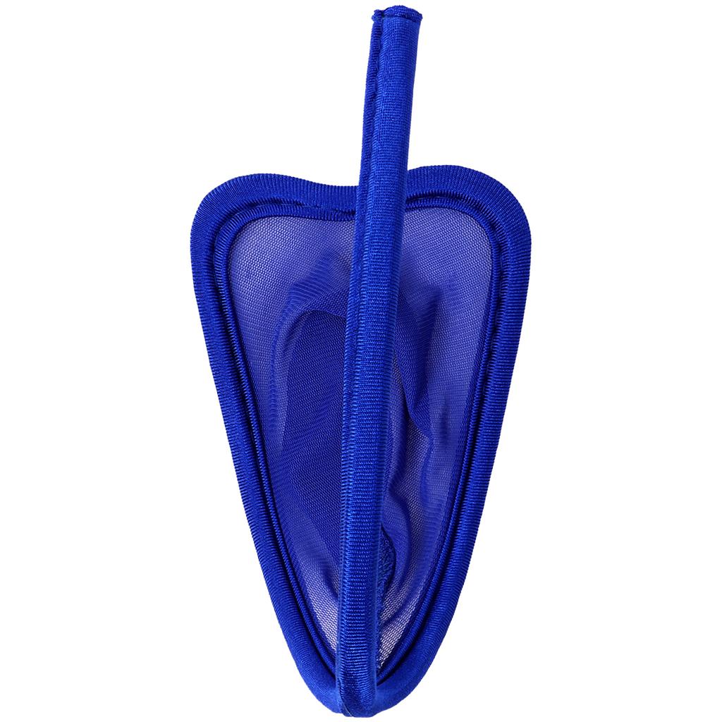 Herren C-String Tangas Höschen Sheer Mesh Invisible Gay Bulge Pouch Unterwäsche