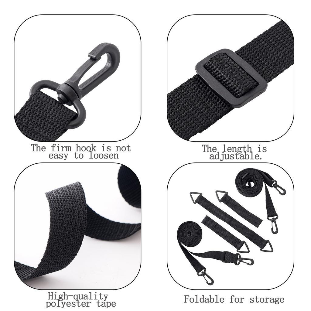 Rüzgar Geçirmez Kemer Beş Parça Set Rüzgar Geçirmez Sabit Güçlü Rüzgarlardan Korkmaz, Açık Hava ve Kamp İçin Uygundur