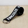 Fashionable Letter Printed Double Buckle Design Women Canvas Belt For Casual Fashion