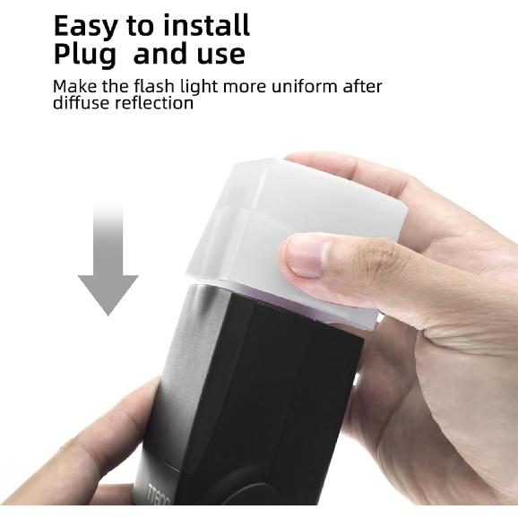 Flash Diffuser for Speedlight, Compatible with Canon 560 565EX 580EX and with Godox V860 TT600 - Speedlight, Camera Flash, Compatible with Canon and