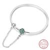 925 Silver Pumpkin Cart Tree of Life Heart Shaped Magic Eye Bracelets Fit DIY Charms Birthday Jewelry Gifts