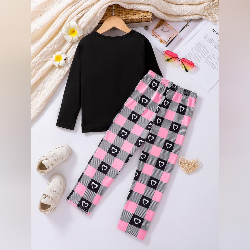 Kids' Long-Sleeve Top Set - Casual, Stylish & Versatile Children's Outfit