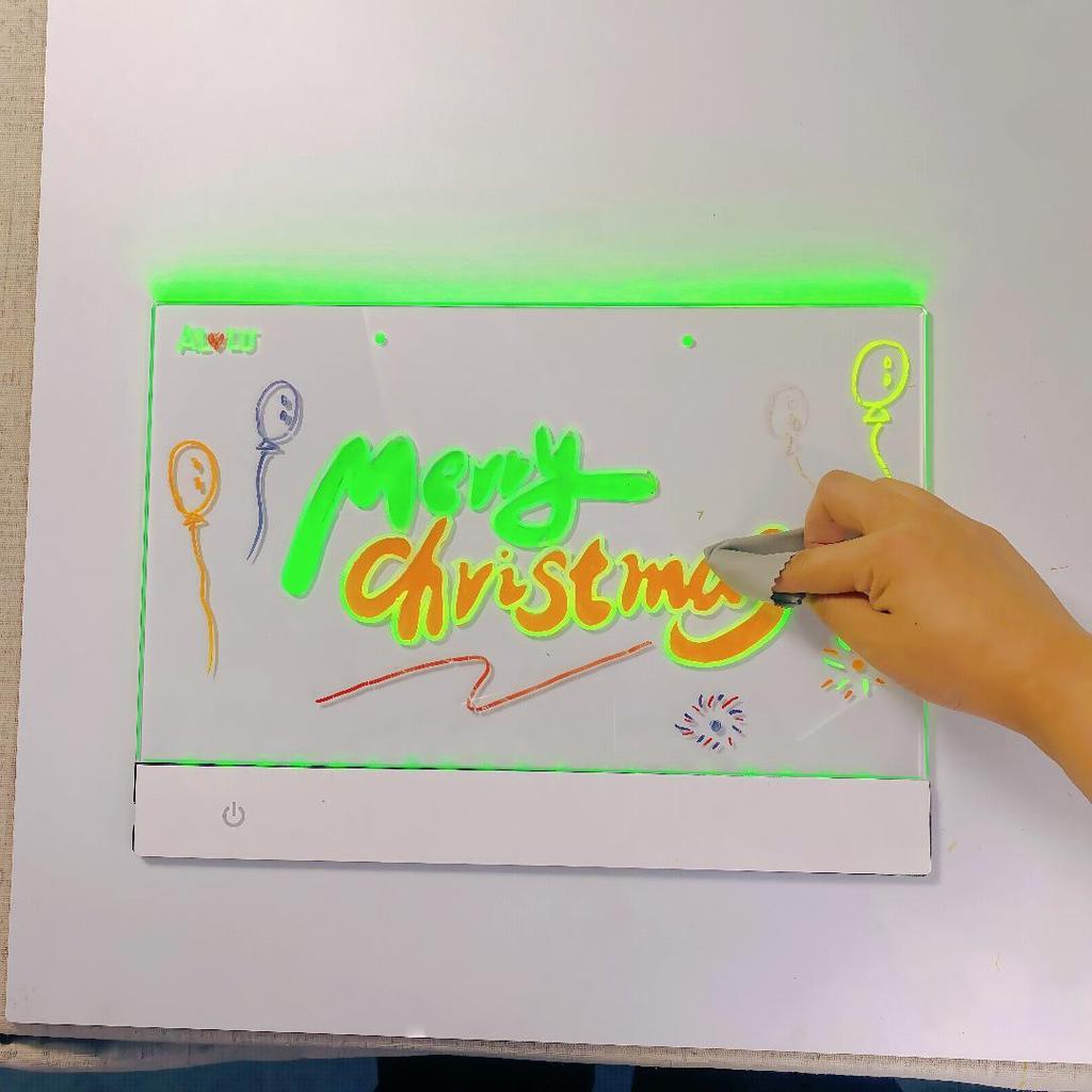 Colorful LED Erasable Kids' Graffiti & Message Board