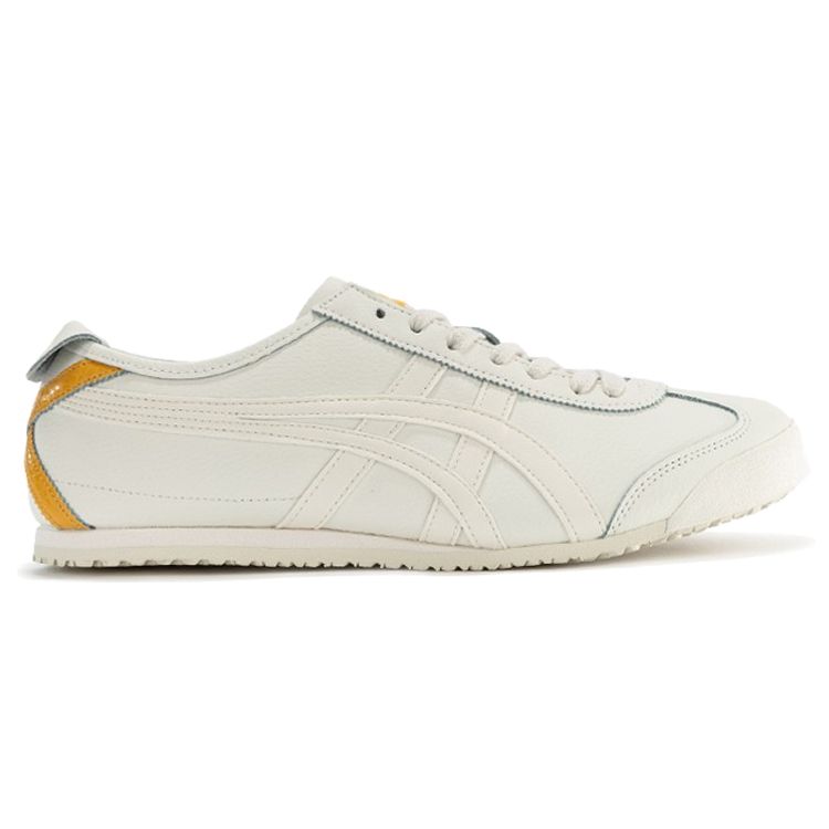 ONITSUKA TIGER Mexico 66 Leather Retro Casual Lightweight Low-Top Sneakers Unisex Sneakers White 1183B810-100