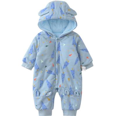 Tongtai Unisex Hooded Padded Baby Romper