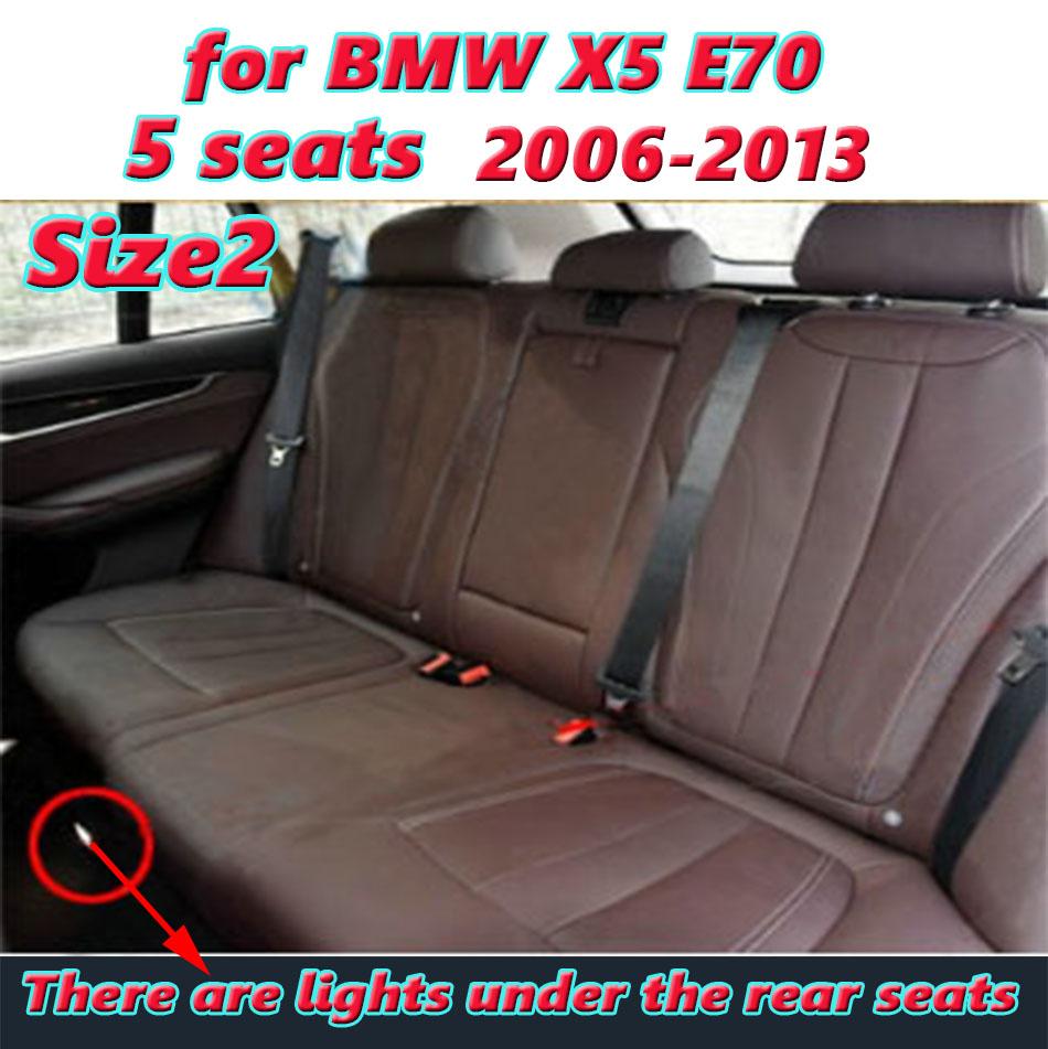 RHD Custom Car Floor Mat for BMW X5 E70 F15 5seats 2006-2018 Leather Carpet Auto Interior Accessories Protective Pa