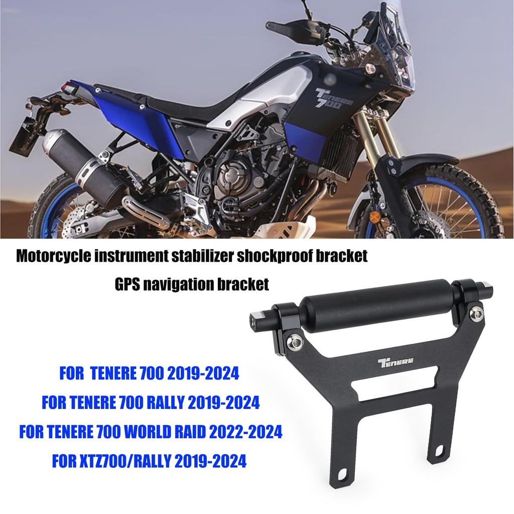 Motorcycle Dash Stabilizer Bracket for Tenere 700 RALLY GPS Navigation Bracket Anti-Vibration (2025), T700, T7, XTZ700, (2019-2025) [Used]