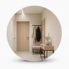 Round Mirror For Bathroom Or Room - Without Frame