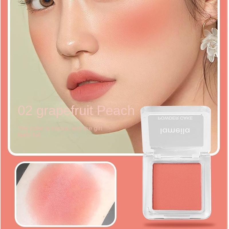 

Водостойкая пудра для румян, натуральный белый осветляющий, нежный матовый, глянцевый, контурирующий лоток, лоток для румян, стойкий набор, женская косметика