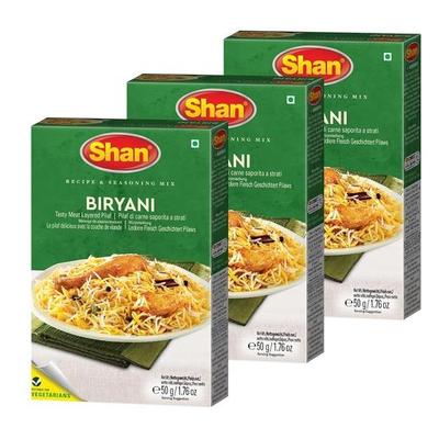 Shan Biryani Masala, 50 g, 3 csomag