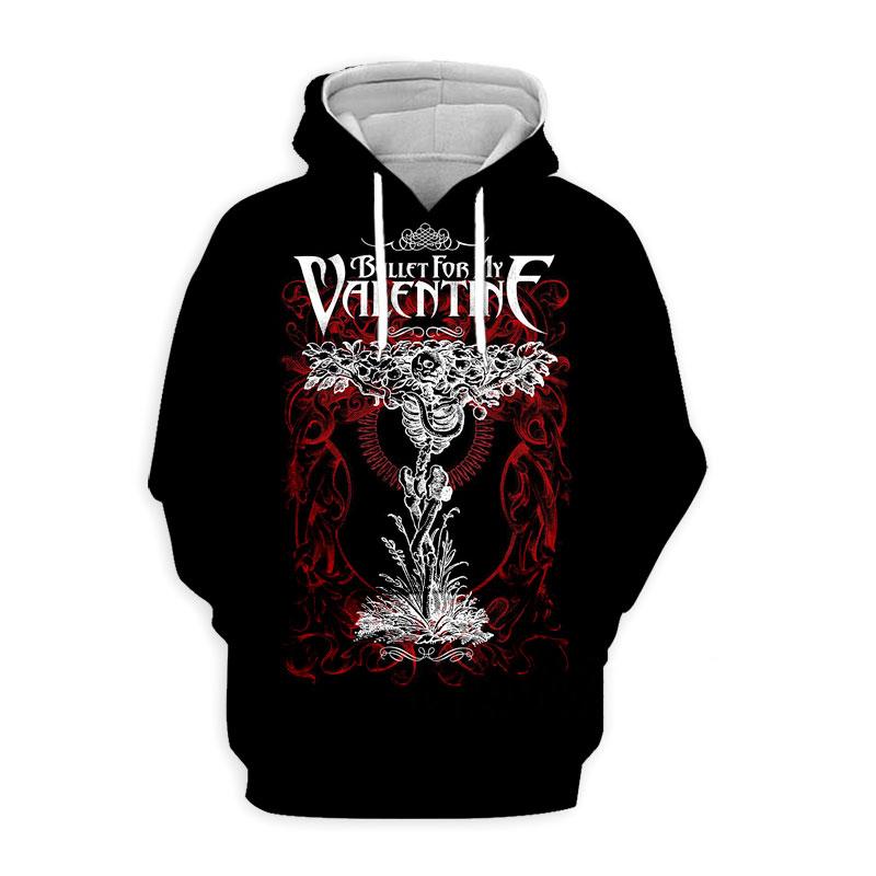 Bullet for My Valentine Rockband 3D-Druck Hoodies Herren Damen Übergroße Sweatshirts Hoodie Männliche Pullover Trainingsanzüge Herren Kleidung