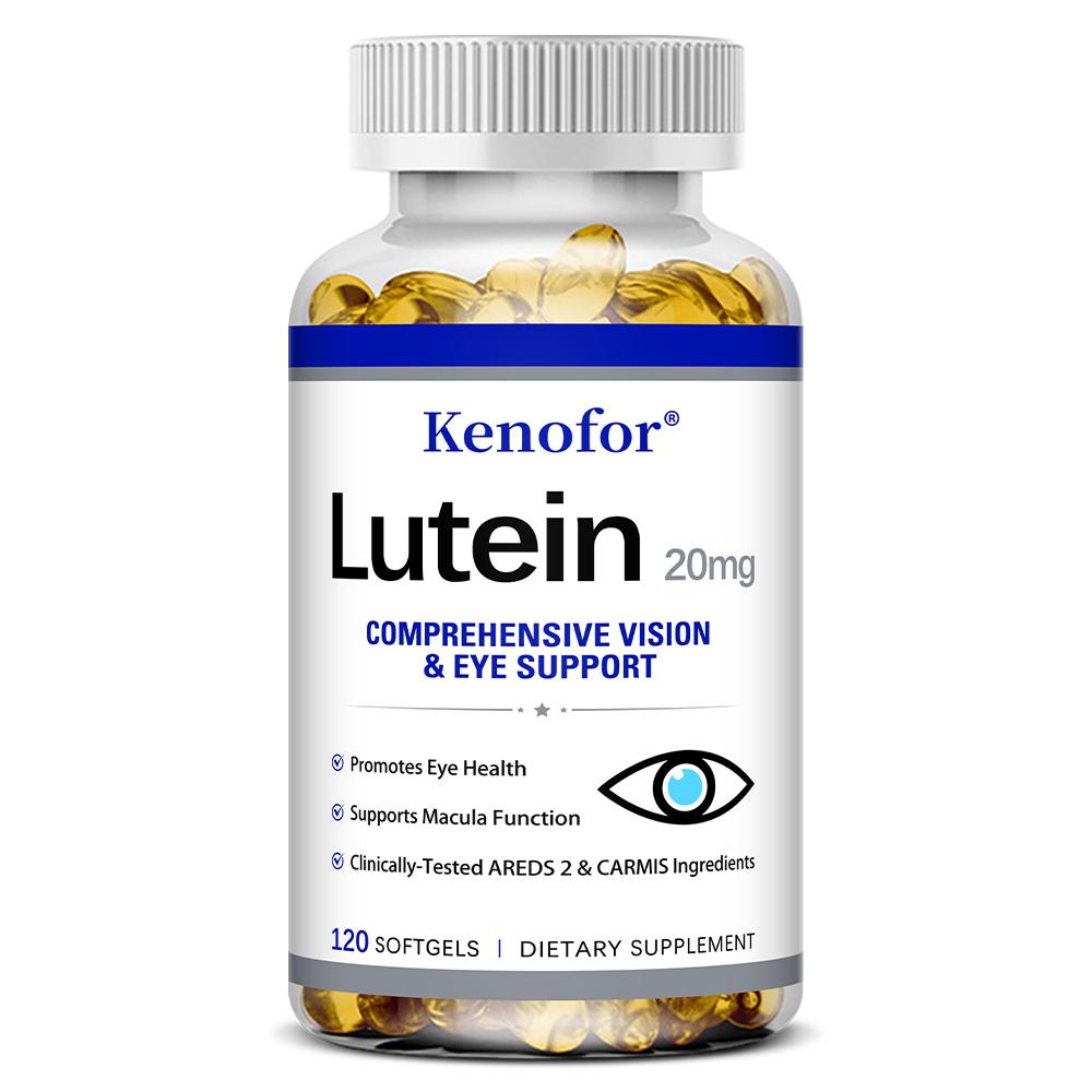 Lutein Dietary Supplement, With Vitamin A, E, Zeaxanthin, 120 Softgels Per Bottle 120 Capsules