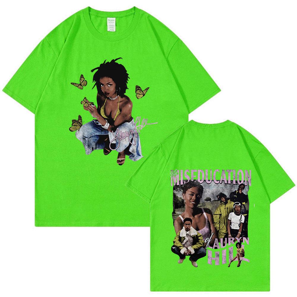 

Lauryn Hill Music Album Graphic T-Shirt Men s Women s Vintage Casual Short Sleeve T Shirt Fashion Hip Hop T Shirts Streetwear 4XL